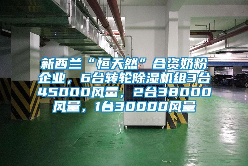 新西蘭“恒天然”合資奶粉企業(yè)，6臺轉(zhuǎn)輪除濕機(jī)組3臺45000風(fēng)量，2臺38000風(fēng)量，1臺30000風(fēng)量