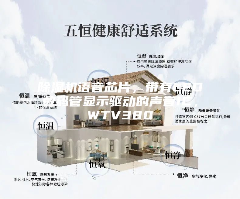 除濕機語音芯片，帶有LED數(shù)碼管顯示驅(qū)動的聲音IC，WTV380