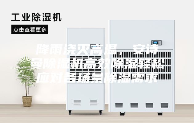 降雨澆滅高溫，安詩曼除濕機(jī)高效除濕輕松應(yīng)對各場景除濕需求