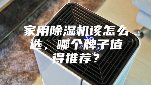 家用除濕機該怎么選，哪個牌子值得推薦？