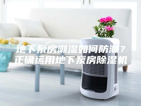 地下泵房潮濕如何防潮？正確運(yùn)用地下泵房除濕機(jī)