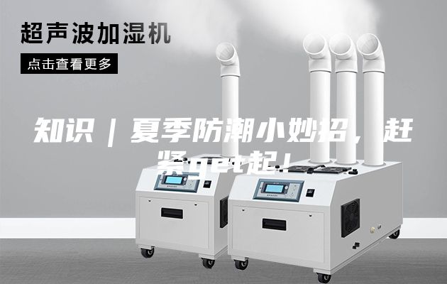 知識(shí)｜夏季防潮小妙招，趕緊get起！