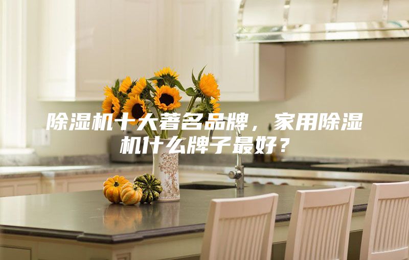除濕機十大著名品牌，家用除濕機什么牌子最好？