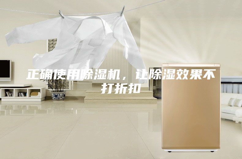 正確使用除濕機，讓除濕效果不打折扣