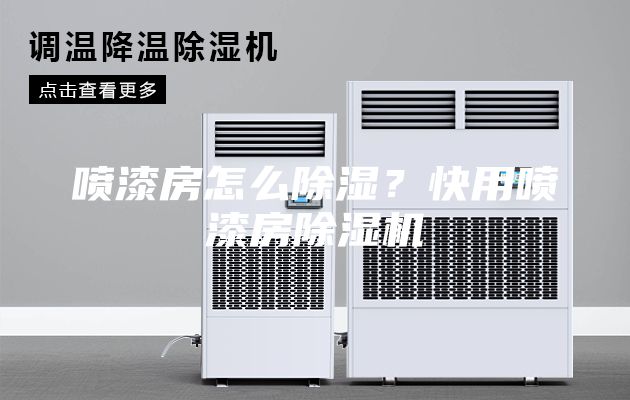 噴漆房怎么除濕？快用噴漆房除濕機(jī)