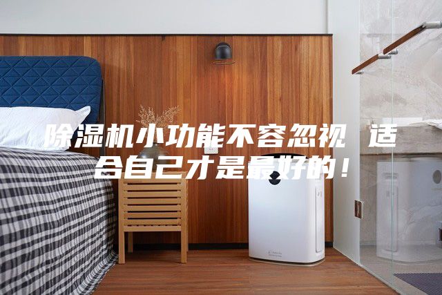 除濕機(jī)小功能不容忽視 適合自己才是最好的！