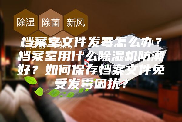 檔案室文件發(fā)霉怎么辦？檔案室用什么除濕機(jī)防潮好？如何保存檔案文件免受發(fā)霉困擾？