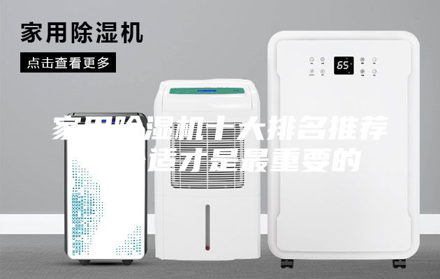 家用除濕機(jī)十大排名推薦：合適才是最重要的