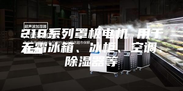 218系列罩極電機(jī) 用于無(wú)霜冰箱、冰柜、空調(diào)、除濕器等