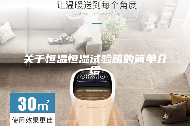 關(guān)于恒溫恒濕試驗(yàn)箱的簡單介紹