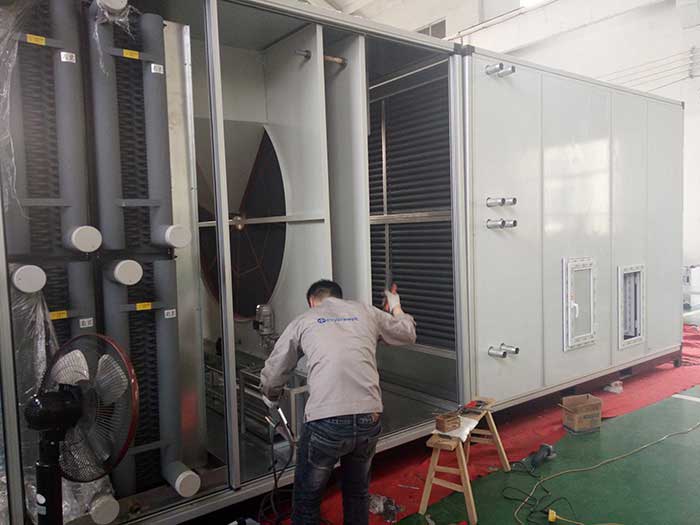 威海某大型化工企業(yè)兩臺10%濕度，40000風量2臺除濕機組