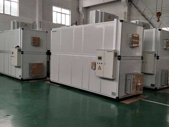 濟(jì)南銘威化工鋰電池鈷酸鋰零下40℃露點(diǎn)，三臺(tái)全新風(fēng)轉(zhuǎn)輪除濕機(jī)組